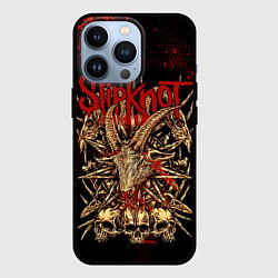 Чехол iPhone 13 Pro Slipknot red black