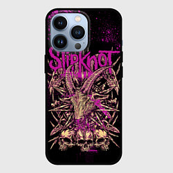 Чехол iPhone 13 Pro Slipknot pink