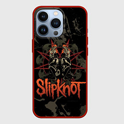 Чехол iPhone 13 Pro Slipknot dark satan