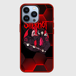 Чехол iPhone 13 Pro Slipknot art black