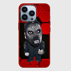 Чехол iPhone 13 Pro Slipknot объемные плиты