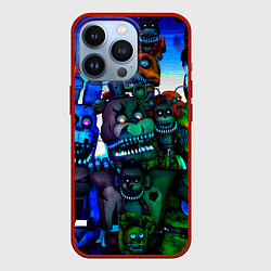 Чехол для iPhone 13 Pro Five Nights at Freddys 4, цвет: 3D-красный