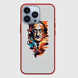 Чехол для iPhone 13 Pro Сальвадор Дали - поп арт, цвет: 3D-красный