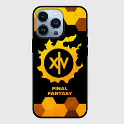 Чехол iPhone 13 Pro Final Fantasy - gold gradient