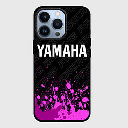Чехол для iPhone 13 Pro Yamaha pro racing: символ сверху, цвет: 3D-черный