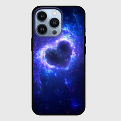 Чехол iPhone 13 Pro Галактика любви - neon heart