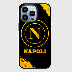 Чехол для iPhone 13 Pro Napoli - gold gradient, цвет: 3D-черный