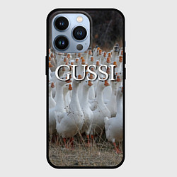 Чехол iPhone 13 Pro Стая гусей - Gussi