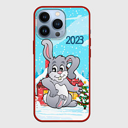 Чехол iPhone 13 Pro Кролик 2023 новый год