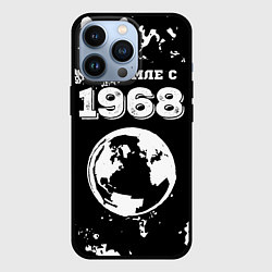 Чехол для iPhone 13 Pro На Земле с 1968: краска на темном, цвет: 3D-черный