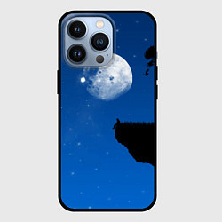 Чехол iPhone 13 Pro На краю пропасти под луной