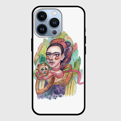 Чехол iPhone 13 Pro Фрида с капуцином
