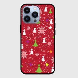 Чехол iPhone 13 Pro Red new year