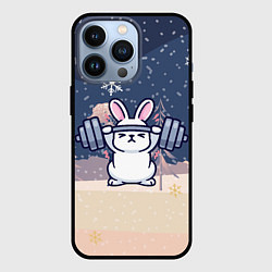 Чехол iPhone 13 Pro Зайчонок со штангой