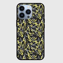 Чехол iPhone 13 Pro Кривые линии гранж