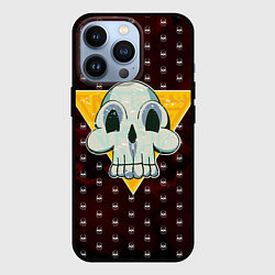 Чехол для iPhone 13 Pro Черепочек с треугольником, цвет: 3D-черный