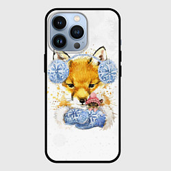 Чехол iPhone 13 Pro Лисичка с мышкой