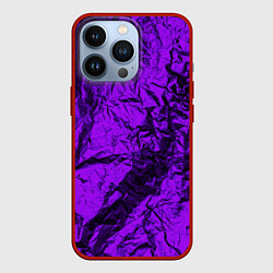 Чехол iPhone 13 Pro Фиолетовая фольга