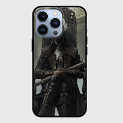 Чехол iPhone 13 Pro Bloodborne охотник