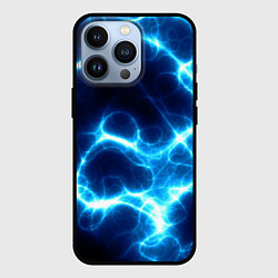 Чехол для iPhone 13 Pro Молния грозовая - электрические разряды, цвет: 3D-черный