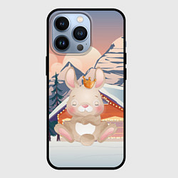 Чехол для iPhone 13 Pro Милый зайчик 2023, цвет: 3D-черный