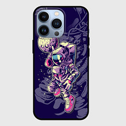 Чехол iPhone 13 Pro Космонавт с луной