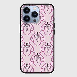 Чехол для iPhone 13 Pro Силуэт кувшин, цвет: 3D-черный