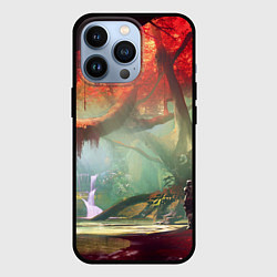Чехол iPhone 13 Pro Destiny пейзаж джунглей
