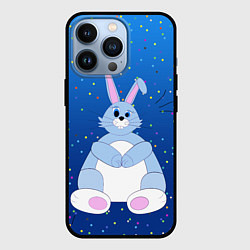 Чехол iPhone 13 Pro Косой кролик и конфетти