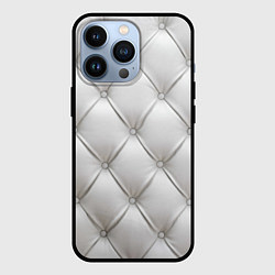 Чехол iPhone 13 Pro Стёганая мебельная кожа - texture
