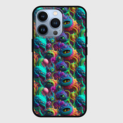 Чехол iPhone 13 Pro Паттерн Морские Монстры