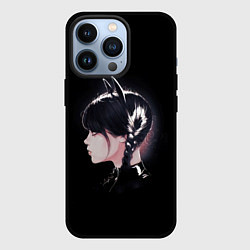 Чехол iPhone 13 Pro Wednesday black kitty