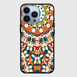 Чехол iPhone 13 Pro Разноцветный этнический орнамент