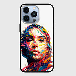 Чехол для iPhone 13 Pro Взгляд на исскуство, цвет: 3D-черный