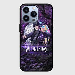 Чехол iPhone 13 Pro Уэнсдэй играет на виолончели арт