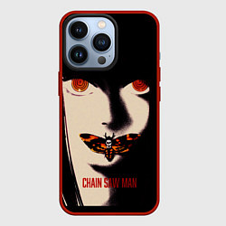 Чехол для iPhone 13 Pro Макима - олдскул, цвет: 3D-красный