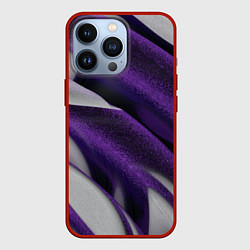 Чехол iPhone 13 Pro Фиолетовые волны