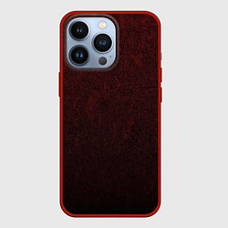 Чехол для iPhone 13 Pro Бордо, цвет: 3D-красный