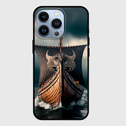 Чехол iPhone 13 Pro Корабль в бушующем море