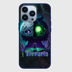 Чехол для iPhone 13 Pro Terraria monster, цвет: 3D-тёмно-синий