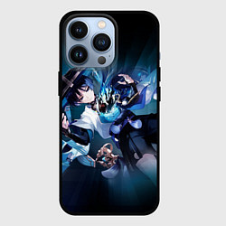 Чехол iPhone 13 Pro Странник Скарамучча перерождение в анемо