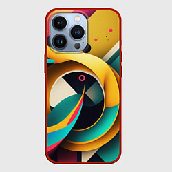 Чехол iPhone 13 Pro Яркий абстрактный принт от нейросети