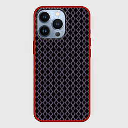 Чехол iPhone 13 Pro Фиолетовый паттерн