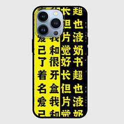 Чехол iPhone 13 Pro Иероглифы Япония