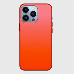 Чехол iPhone 13 Pro Оранжево-розовый градиент