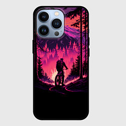 Чехол iPhone 13 Pro Велопрогулка на закате