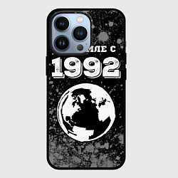 Чехол для iPhone 13 Pro На Земле с 1992: краска на темном, цвет: 3D-черный
