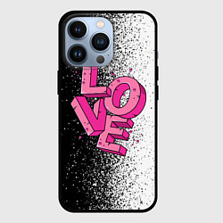 Чехол iPhone 13 Pro Love - розовый