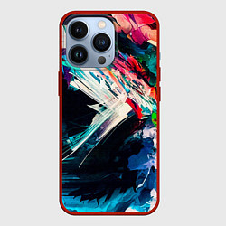 Чехол iPhone 13 Pro Разноцветные мазки краски