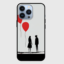 Чехол для iPhone 13 Pro Минималистичный День влюблённых, цвет: 3D-черный